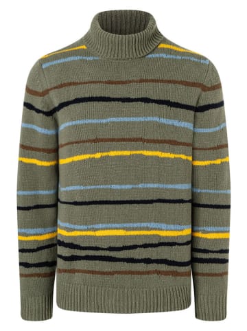 Maerz Muenchen Wollrollkragenpullover in Khaki