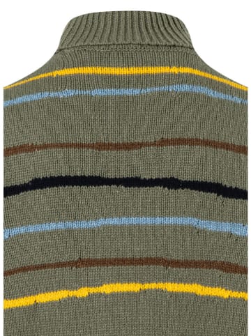 Maerz Muenchen Wollrollkragenpullover in Khaki