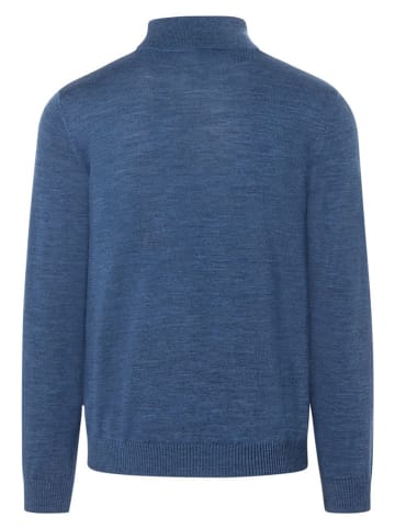 Maerz Muenchen Wollrollkragenpullover in Blau