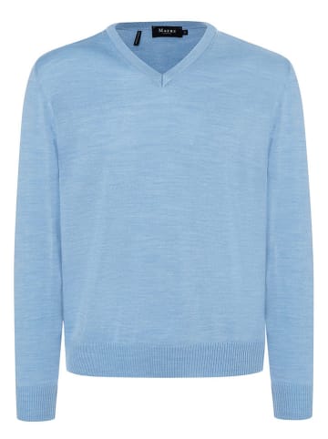 Maerz Muenchen Wollpullover in Hellblau