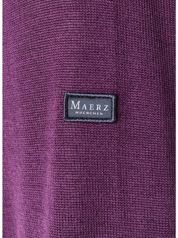 Maerz Muenchen Wollpullover in Pflaume