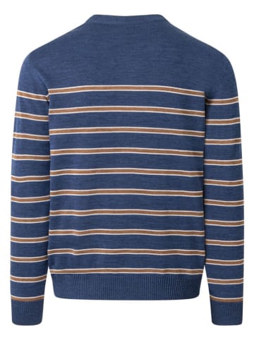Maerz Muenchen Wollpullover in Dunkelblau