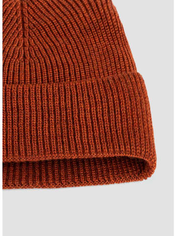 Maerz Muenchen Wełniana czapka w kolorze miedzianym