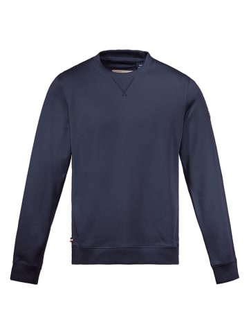DOLOMITE Fleecelongsleeve in Dunkelblau