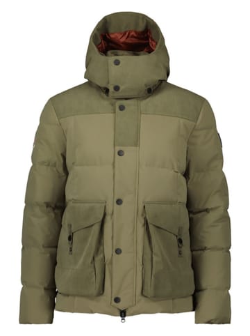 DOLOMITE Kurtka puchowa "Karakorum" w kolorze khaki