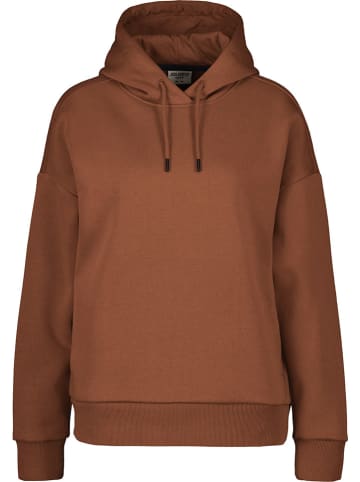 DOLOMITE Hoodie "Logo" in Hellbraun