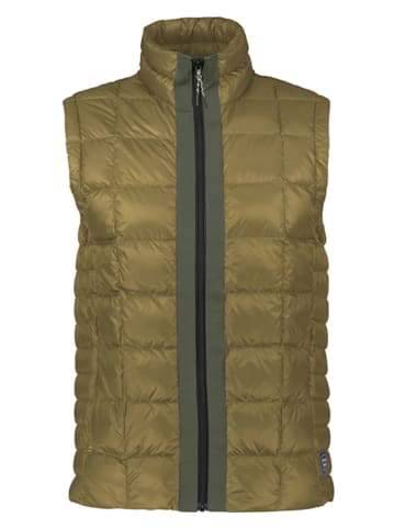 DOLOMITE Kamizelka pikowana "Corvara" w kolorze khaki