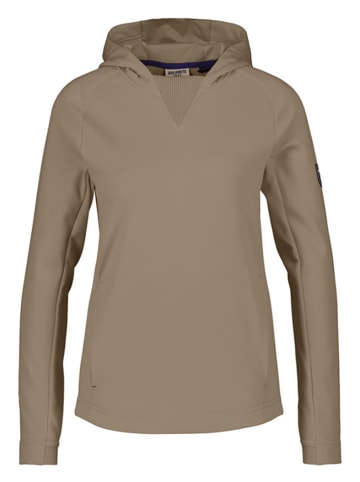 DOLOMITE Fleece hoodie "Latemar" lichtbruin