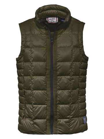 DOLOMITE Kamizelka pikowana "Corvara" w kolorze khaki