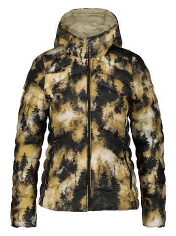 DOLOMITE Steppjacke "Strenta" in Schwarz/ Hellbraun/ Beige