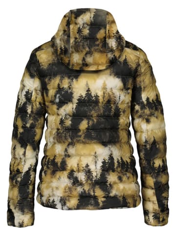 DOLOMITE Steppjacke "Strenta" in Schwarz/ Hellbraun/ Beige