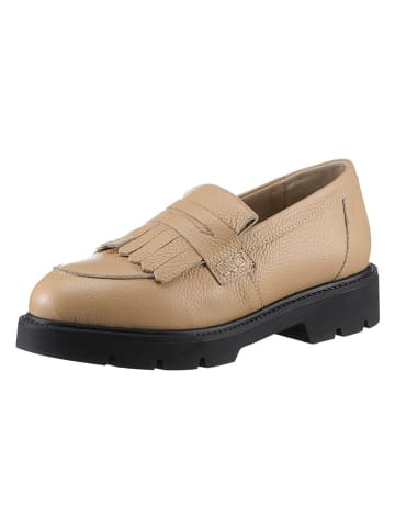 Heine Leren instappers beige