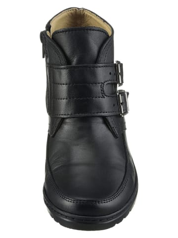 Heine Leren enkelboots zwart