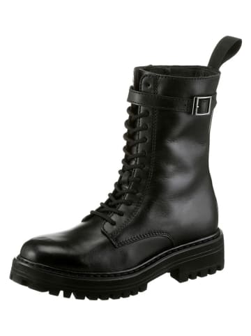 Heine Leder-Boots in Schwarz