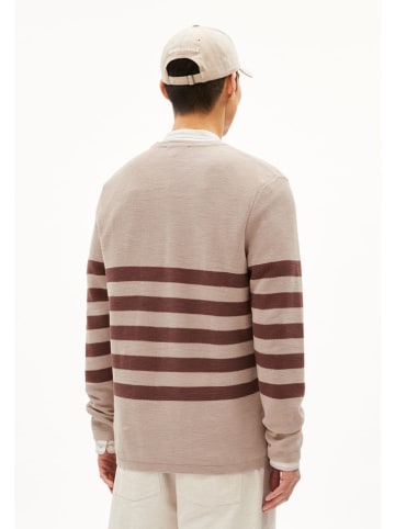 armedangels Sweter "Tolaa" w kolorze brązowo-beżowym