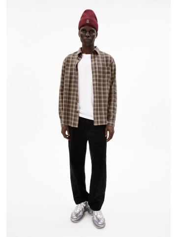 armedangels Blouse "Noaamos" beige/lichtbruin