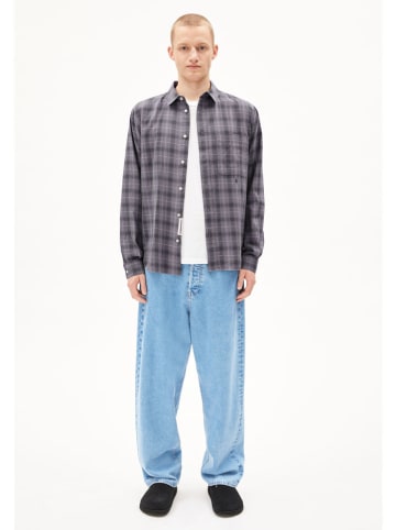 armedangels Blouse "Paanao" antraciet/grijs