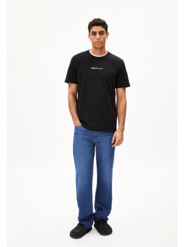 armedangels Shirt "Maarkos Ikograph" in Schwarz