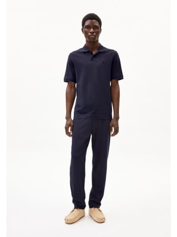 armedangels Poloshirt "Maario" donkerblauw