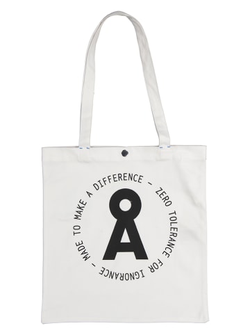 armedangels Schultertasche in Weiß - (B)37 x (H)38 cm