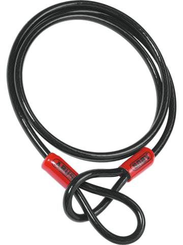 ABUS Staalkabel met dubbele lus "Cobra 10/200" zwart - (L)200 cm