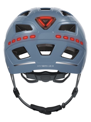 ABUS Kinderfietshelm "Hyban 2.0 LED" lichtblauw