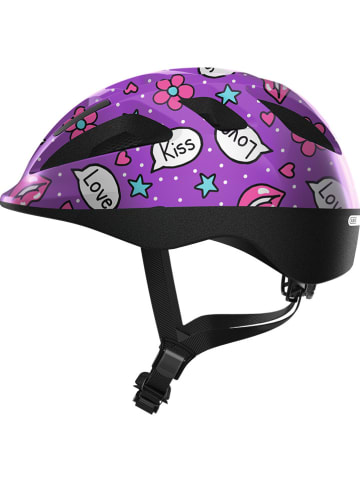 ABUS Kask rowerowy Bell "Smooty 2.0" w kolorze fioletowym ze wzorem