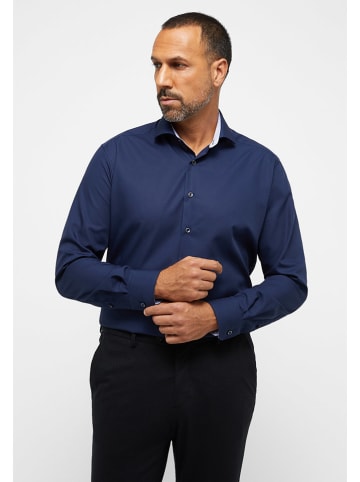 Eterna Blouse - modern fit - donkerblauw