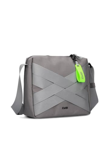 Zwei Umhängetasche in Grau - (B)28 x (H)23 x (T)11 cm