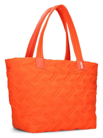 Zwei Shopper in Orange - (B)42 x (H)31 x (T)24 cm