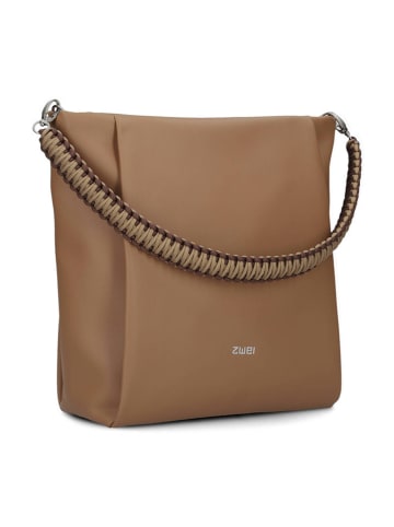 Zwei Schultertasche in Hellbraun - (B)31 x (H)30 x (T)12 cm