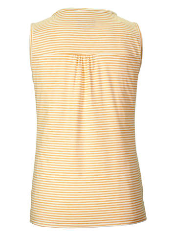 Killtec Top funkcyjny "KOS 63" w kolorze żółto-białym