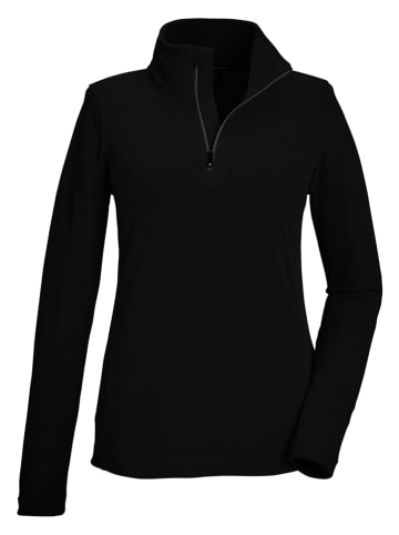 Killtec Fleecepullover in Schwarz