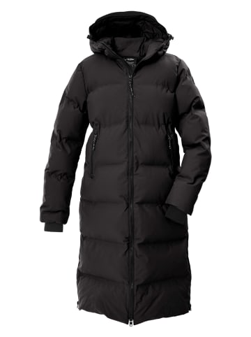 Killtec Wintermantel in Schwarz