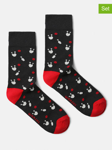 TATUUM 2er-Set: Socken in Anthrazit