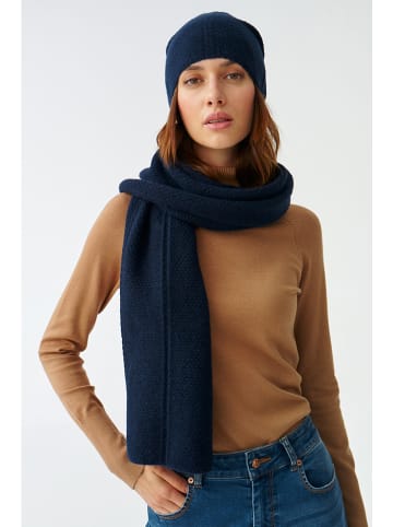 TATUUM Szal w kolorze granatowym - 175 x 40 cm