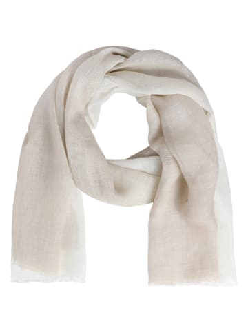 TATUUM Leinen-Schal in Beige - (L)195 x (B)70 cm