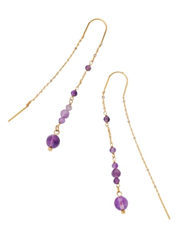 TATUUM Vergold. Ohrhänger mit Edelsteinen