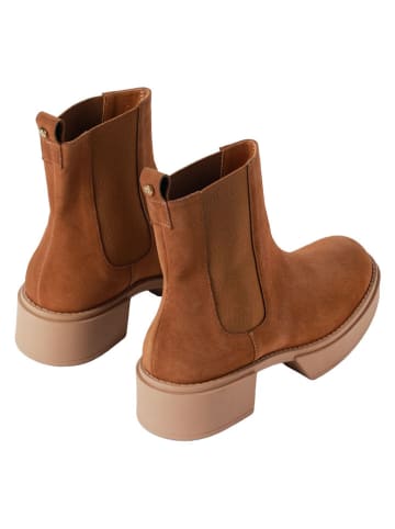 TATUUM Chelsea Boots in Hellbraun