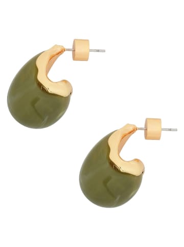 TATUUM Kolczyki w kolorze khaki