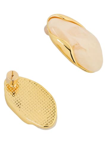 TATUUM Kolczyki w kolorze beżowym