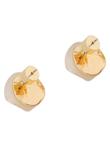 TATUUM Kolczyki w kolorze beżowym