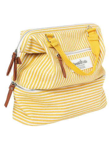 TATUUM Shopper geel - (B)41 x (H)41 x (D)12 cm