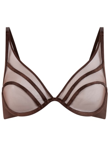 Hunkemöller Biustonosz w kolorze brązowo-beżowym