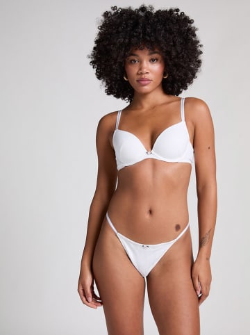 Hunkemöller String "Pointelle" wit