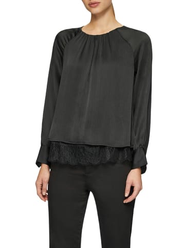 comma Bluse in Schwarz