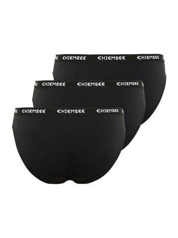Chiemsee 3er-Set: Slips in Schwarz