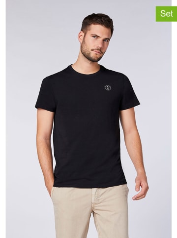 Chiemsee 2er-Set: Shirts in Schwarz