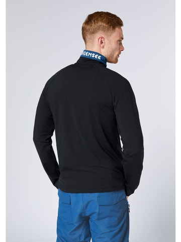 Chiemsee Fleecejacke in Schwarz/ Blau