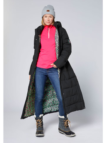 Chiemsee Steppmantel in Schwarz